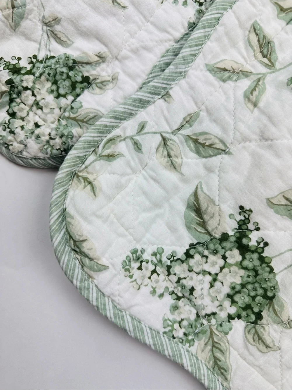 Laura Ashley Portland Floral Green Standard Pillow Shams